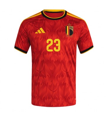 Belgien Michy Batshuayi #23 Hjemmebanetrøje VM 2026 Kortærmet